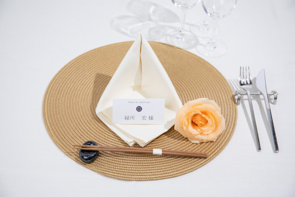ナフキン装花③（1,000円）
