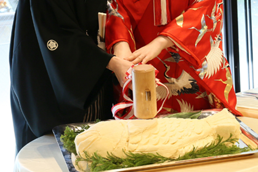 鯛の塩釜テーブル